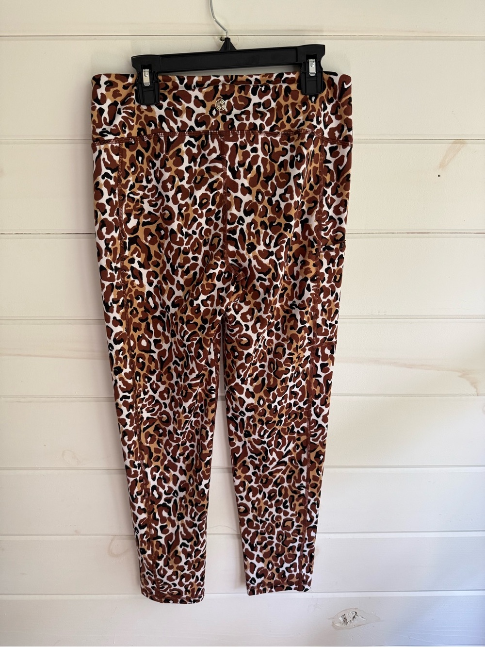 Lilly Pulitzer Brown and Black Leopard Print Leggings - Picture 2 of 5